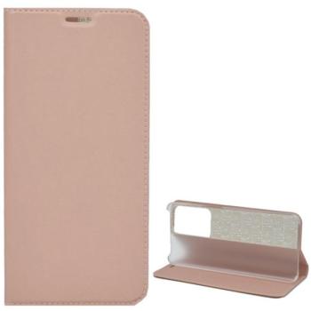 Tok álló, bőr hatású (FLIP, oldalra nyíló, asztali tartó funkció) ROZÉARANY Samsung Galaxy S20 Ultra (SM-G988F), Samsung Galaxy S20 Ultra 5G (SM-G988B) kép
