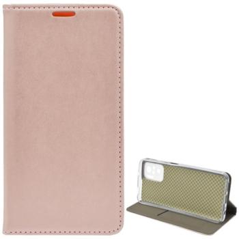 Tok álló, bőr hatású (FLIP, oldalra nyíló, asztali tartó funkció) ROZÉARANY Xiaomi Redmi Note 10 4G (Note 10s), Xiaomi Poco M5s kép