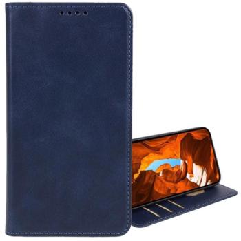 Tok álló, bőr hatású (FLIP, oldalra nyíló, asztali tartó, koptatott bőr minta, prémium) SÖTÉTKÉK T Phone 2 Pro 5G kép