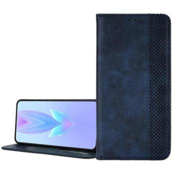 Tok álló, bőr hatású (FLIP, oldalra nyíló, asztali tartó, mozaik) SÖTÉTKÉK Honor 200 Pro kép