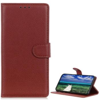 Tok álló, bőr hatású (FLIP, oldalra nyíló, asztali tartó, prémium) BARNA Samsung Galaxy S23 FE (SM-S711) kép