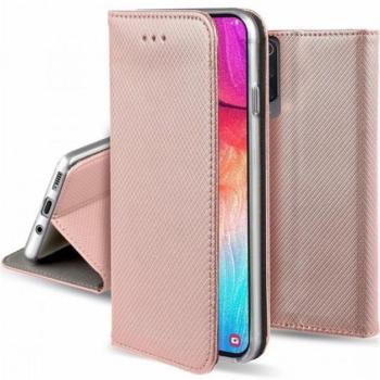 Tok álló, bőr hatású (FLIP, oldalra nyíló, asztali tartó, rombusz) ROZÉARANY Samsung Galaxy A15 5G (SM-A156), Galaxy A15 (SM-A155) kép
