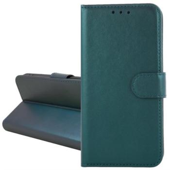 Tok álló, bőr hatású (FLIP, oldalra nyíló, kártyazseb, asztali tartó) SÖTÉTZÖLD Samsung Galaxy S25 Ultra (SM-S938) kép