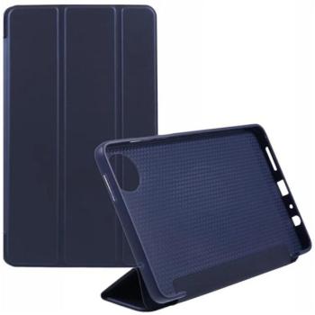 Tok álló, bőr hatású (FLIP, oldalra nyíló, TRIFOLD, asztali tartó) SÖTÉTKÉK Xiaomi Redmi Pad SE 8.7 kép
