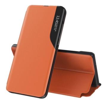 Tok álló, ECO bőr hatású (aktív FLIP, oldalra nyíló, asztali tartó, ablakos) NARANCS Samsung Galaxy S24 (SM-S921) kép