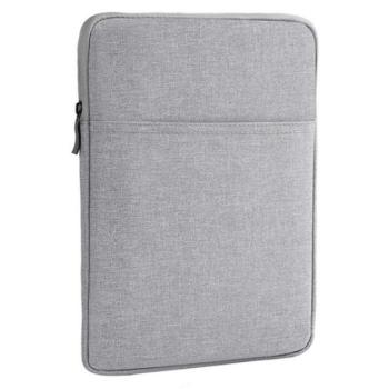 Tok álló, textil (univerzális, ütésálló belső réteg, cipzáras, vízálló, 8&quot; méret) VILÁGOSSZÜRKE kép