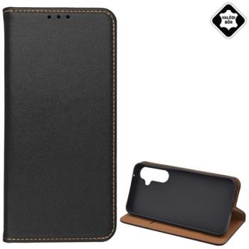 Tok álló, valódi bőr (FLIP, oldalra nyíló, asztali tartó) FEKETE Samsung Galaxy A55 5G (SM-A556) kép