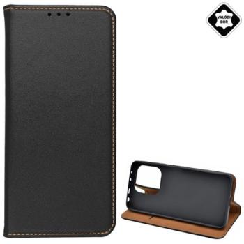 Tok álló, valódi bőr (FLIP, oldalra nyíló, asztali tartó) FEKETE Xiaomi Redmi Note 13 4G kép