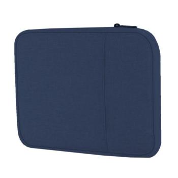 Tok fekvő, szövet (univerzális, ütésálló belső réteg, cipzáras, cseppálló, 11&quot; méret) SÖTÉTKÉK Huawei MediaPad M3 Lite 10 LTE, Acer Iconia One 10 (B3-A40), Apple IPAD 10.2 (2020), kép
