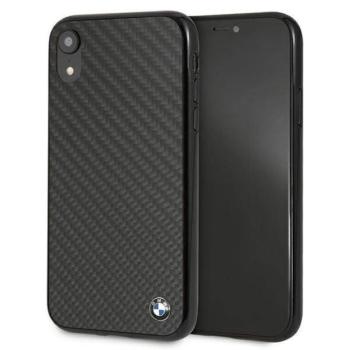 Tok keménytok BMW BMHCI61MBC iPhone Xr fekete Signature-Carbon kép