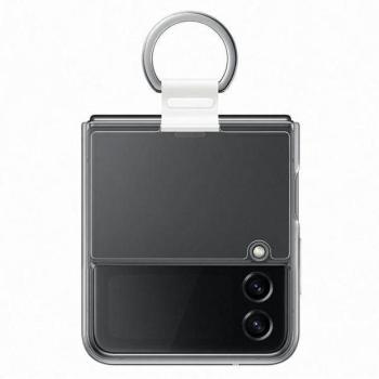 Tok Samsung EF-OF721CTEGWW Z Flip 4 átlátszó tok gyűrűs állvánnyal kép