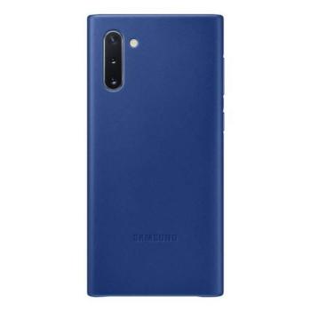 Tok Samsung EF-VN970LL Note 10 N970 kék bőr tok kép