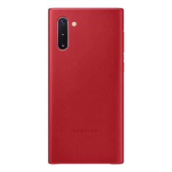 Tok Samsung EF-VN970LR Note 10 N970 piros bőr tok kép