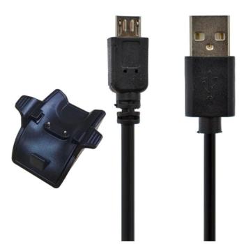 Töltő csatlakozó (adapter kábel, 100cm) FEKETE Huawei Band 2, Huawei Band 2 Pro, Huawei Band 3 Pro, Huawei Band 4, Honor Band 4, Honor Band 2, Honor Band 2 Pro, Honor Band 3, Honor Band 3 Pro, Hua kép