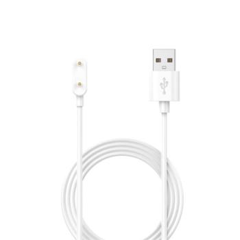 Töltőkábel USB (mágneses, 100cm) FEHÉR Huawei Watch Fit, Honor Watch ES, Honor Band 6, Huawei Band 6, Huawei Band 7 kép