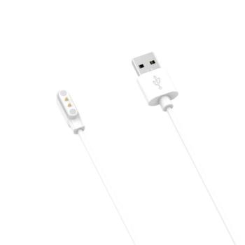 Töltőkábel USB (mágneses, 100cm) FEHÉR kép