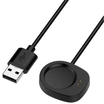 Töltőkábel USB (mágneses, 100cm) FEKETE Amazfit Balance kép
