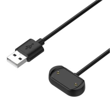 Töltőkábel USB (mágneses, 100cm) FEKETE Amazfit Cheetah Pro, Cheetah (Square), Cheetah (Round) kép