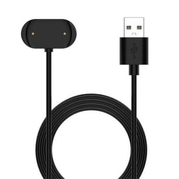 Töltőkábel USB (mágneses, 100cm) FEKETE Amazfit GTR 3, Amazfit GTR 3 Pro, Amazfit GTS 3, Amazfit T-Rex 2 kép