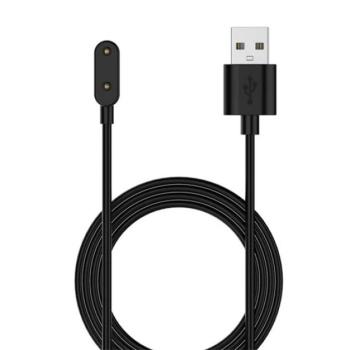 Töltőkábel USB (mágneses, 100cm) FEKETE Honor Band 6, Band 7 kép
