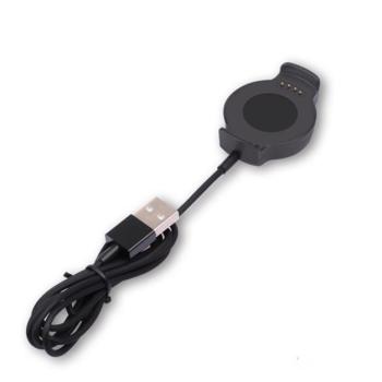 Töltőkábel USB (mágneses, 100cm) FEKETE Huawei Watch 2 kép