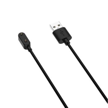 Töltőkábel USB (mágneses, 100cm) FEKETE Huawei Watch Fit, Honor Watch ES, Honor Band 6, Huawei Band 6, Huawei Band 7 kép