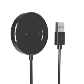 Töltőkábel USB (mágneses, 100cm) FEKETE Realme Watch S kép