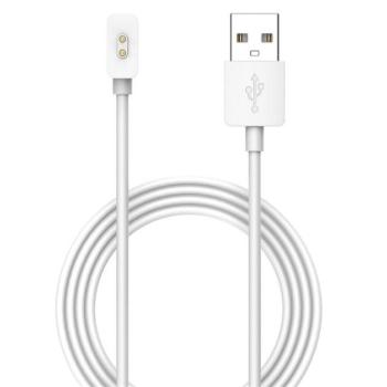 Töltőkábel USB (mágneses, 100cm) FEKETE Xiaomi Redmi Smart Band 2, Redmi Watch 3 Active, Redmi Watch 3 kép