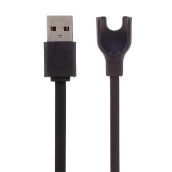 Töltőkábel USB (mágneses, 15cm) FEKETE Xiaomi MI Band 2 kép