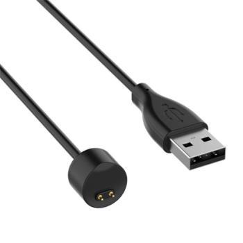 Töltőkábel USB (mágneses, 50cm) FEKETE Xiaomi Mi Band 5, Xiaomi Mi Band 6 kép