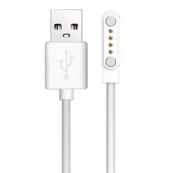 Töltőkábel USB (mágneses, 60cm, Gondosóra kompatibilis) FEHÉR kép