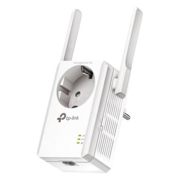 TP-LINK RANGE EXTENDER TL-WA860RE vezeték nélküli, hordozható WiFi jelerősítő (Ethernet Port, 300Mbps) FEHÉR Xiaomi Poco X4 5G NFC, Oppo Reno 6 Pro 5G, Xiaomi Redmi Note 11 Pro Plus 5G, Realme kép