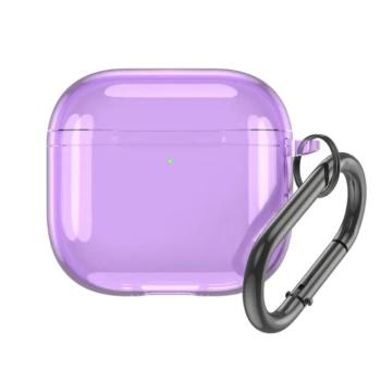 Transparent tok AirPods 4 - lila kép