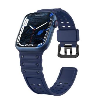 Triple Protection csereszíj Apple Watch SE, 9, 8, 7, 6, 5, 4, 3, 2, 1 (41, 40, 38 mm) tengerészkék kép