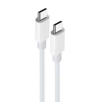 Type-C - Type-C adatkábel, fehér, 1M, 60W, Maxlife MXUC-05 kép