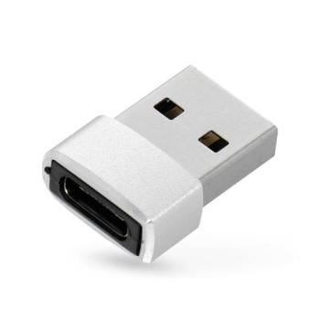 Type-C - USB-A adapter - ezüst - ECO csomagolás kép