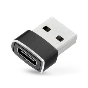 Type-C - USB-A adapter - fekete - ECO csomagolás kép