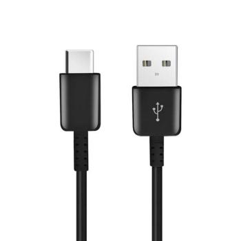 Type-C - USB-A adatkábel, fekete, 1M, HD21 kép