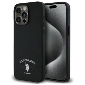 U.S. Polo Assn. USHCP15XPARK Printed DH Logo tok iPhone 15 Pro Max - fekete kép