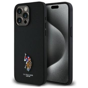 U.S. Polo Assn. USHCP15XPEMK Embroidered DH Color tok iPhone 15 Pro Max - fekete kép