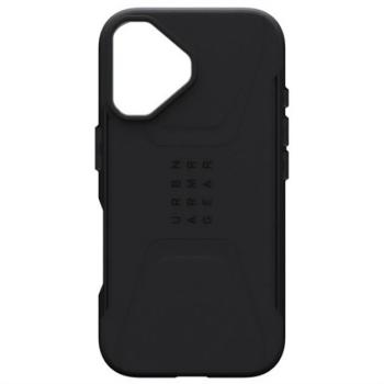 UAG CIVILIAN defender szilikon telefonvédő (erős ütésállóság, MagSafe) FEKETE Apple iPhone 16 Plus kép