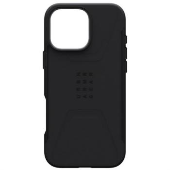 UAG CIVILIAN defender szilikon telefonvédő (erős ütésállóság, MagSafe) FEKETE Apple iPhone 16 Pro Max kép