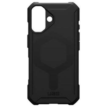 UAG ESSENTIAL szilikon telefonvédő (erős ütésállóság, légpárnás sarok, MagSafe) FEKETE Apple iPhone 16 5G kép