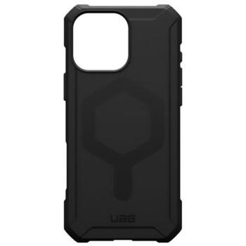 UAG ESSENTIAL szilikon telefonvédő (erős ütésállóság, légpárnás sarok, MagSafe) FEKETE Apple iPhone 16 Pro Max 5G kép