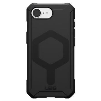 UAG ESSENTIAL szilikon telefonvédő (erős ütésállóság, légpárnás sarok, MagSafe) FEKETE Apple iPhone 16e kép