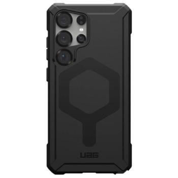 UAG ESSENTIAL szilikon telefonvédő (erős ütésállóság, légpárnás sarok, MagSafe) FEKETE Samsung Galaxy S25 Ultra (SM-S938) kép