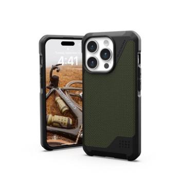 UAG Metropolis LT MagSafe Apple iPhone 15 Pro hátlap tok, kevlár olive kép