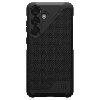 UAG METROPOLIS LT szilikon telefonvédő (erős ütésállóság, MagSafe, szőtt minta) FEKETE Samsung Galaxy S25 Plus (SM-S936) kép