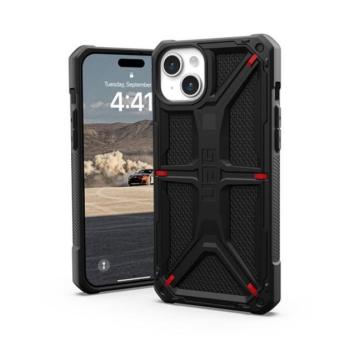UAG Monarch Apple iPhone 15 Plus hátlap tok, kevlár fekete kép