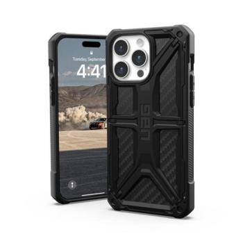 UAG Monarch Apple iPhone 15 Pro Max hátlap tok, carbon fiber kép
